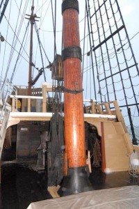 Mast of the Mayflower II